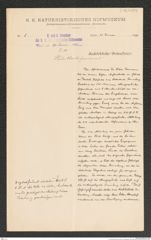 k.k. naturhistorisches Hofmuseum, Intendanzakten 1885-1896 (Hauer), Aktenzahl Z.88/1891, Seite 1